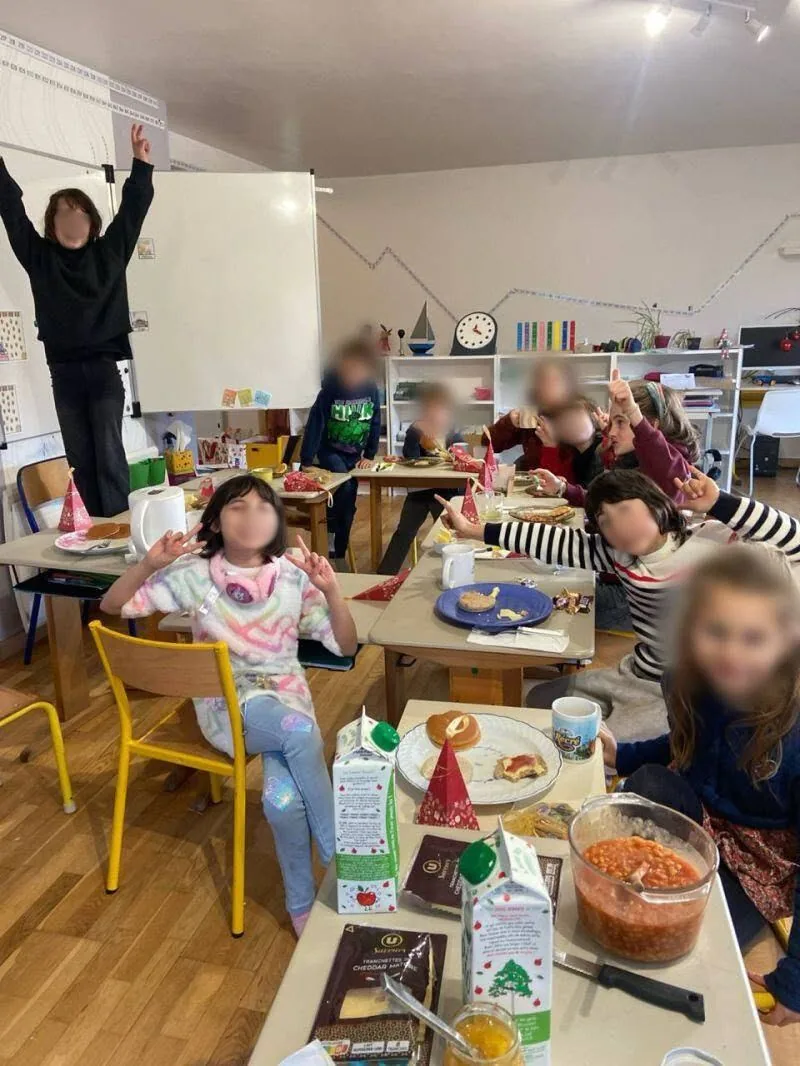 Vie de classe - English breakfast en classe - La Clef des Champs